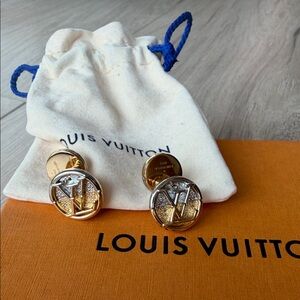 Louis Vuitton Gold and Silver Earings